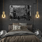 Brass Trumpet Pendant Light - Stylish Nordic Design for Bedroom, Hallway, Bar