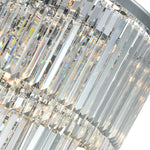 Luxury Prism LED Crystal Chandelier, Art Deco Spiral Design, Large Pendant Hanging Lamp