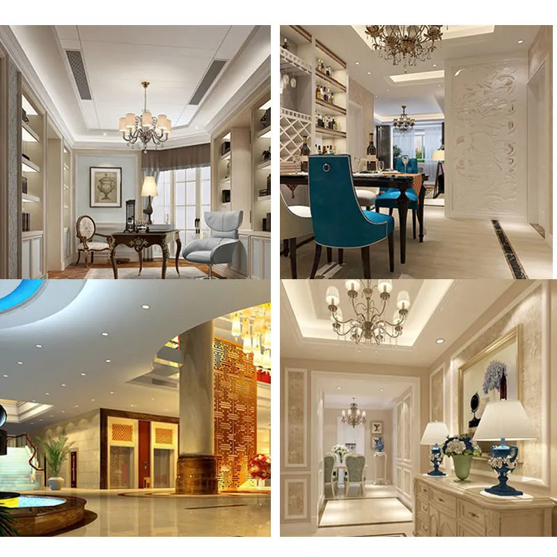 Round LED Downlight 18W 15W 12W 9W 7W AC220V Recessed LED Ceiling Spot Light