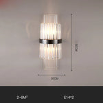 Gold Black LED Wall Sconce Light for Bedroom Corridor