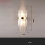 Gold Black LED Wall Sconce Light for Bedroom Corridor