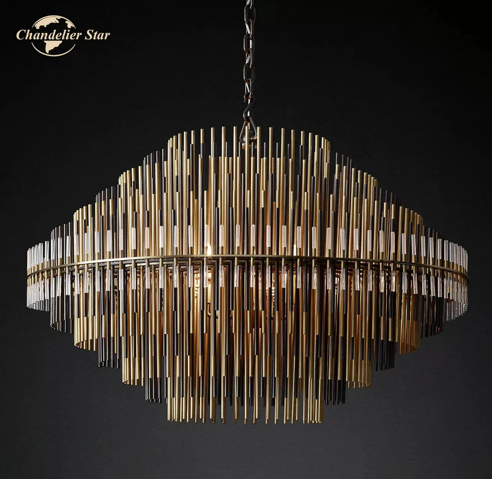 Emile Round LED Chandelier for Dining & Living Room Lighting