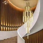 Modern Gold Bubble Crystal LED Chandelier for Bedroom Living Room Staircase