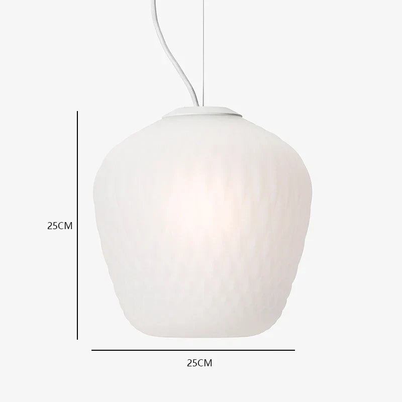 Modern Nordic Glass Pendant Light - LED Indoor Home Decor
