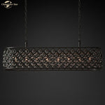 Glass Drop Chandelier Pendant Lights for Living Dining Room