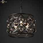 Classic Round Glass LED Chandelier for Home and Hotel Decoration