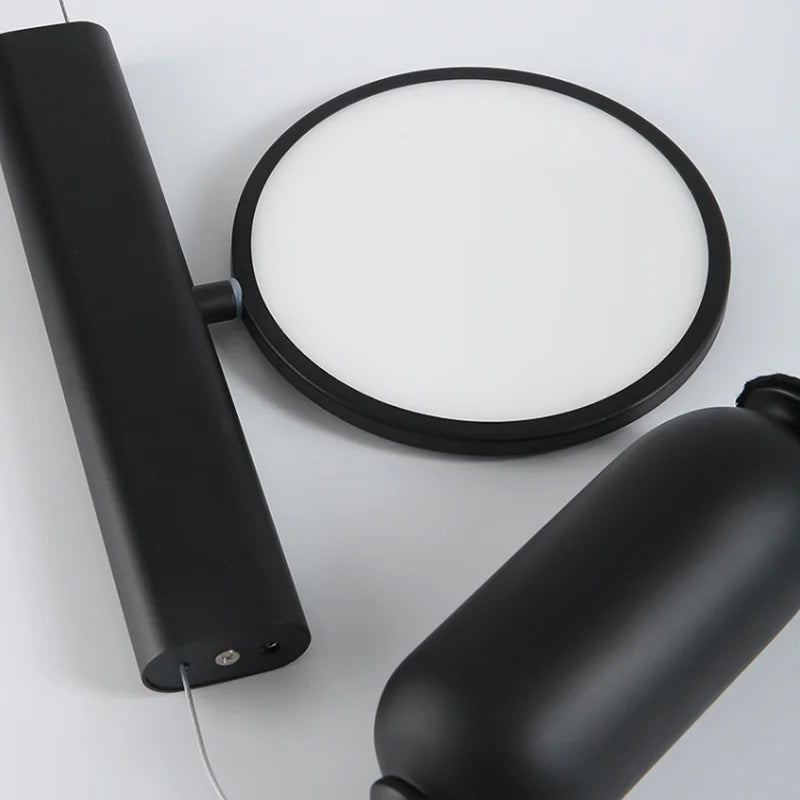 Modern White LED Pendant Light for Living Room, Bedroom, Reading - Designer Nordic Style