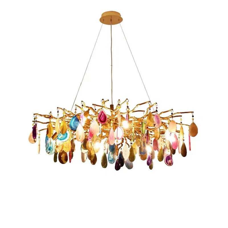 Agate Designer LED Chandelier for Dining & Foyer Room