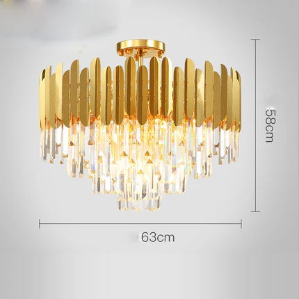 Postmodern Crystal Marble LED Floor Lamp for Bedroom