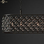 Glass Drop Chandelier Pendant Lights for Living Dining Room