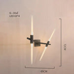 Branch Suspension Pendant Light - Gold Black G9 LED Iron Glass Fixture