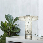 Helix Glass Table Lamp 13.4"