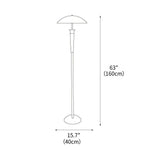 Helmet Floor Lamp 15.7"