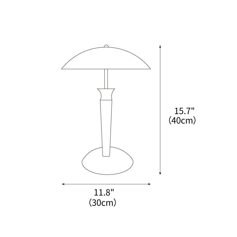 Helmet Table Lamp 11.8"
