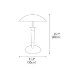 Helmet Table Lamp 11.8"