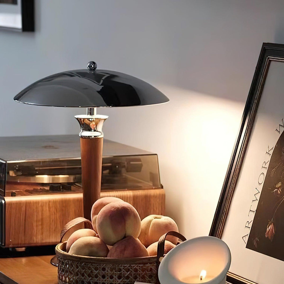 Helmet Table Lamp 11.8"