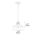 Hemp Rope Glass Pendant Lamp