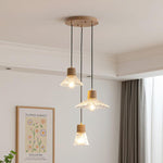 Hemp Rope Glass Pendant Lamp
