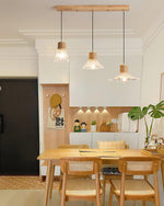 Hemp Rope Glass Pendant Lamp