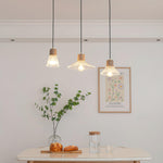 Hemp Rope Glass Pendant Lamp