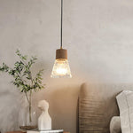 Hemp Rope Glass Pendant Lamp