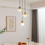 Hemp Rope Glass Pendant Lamp