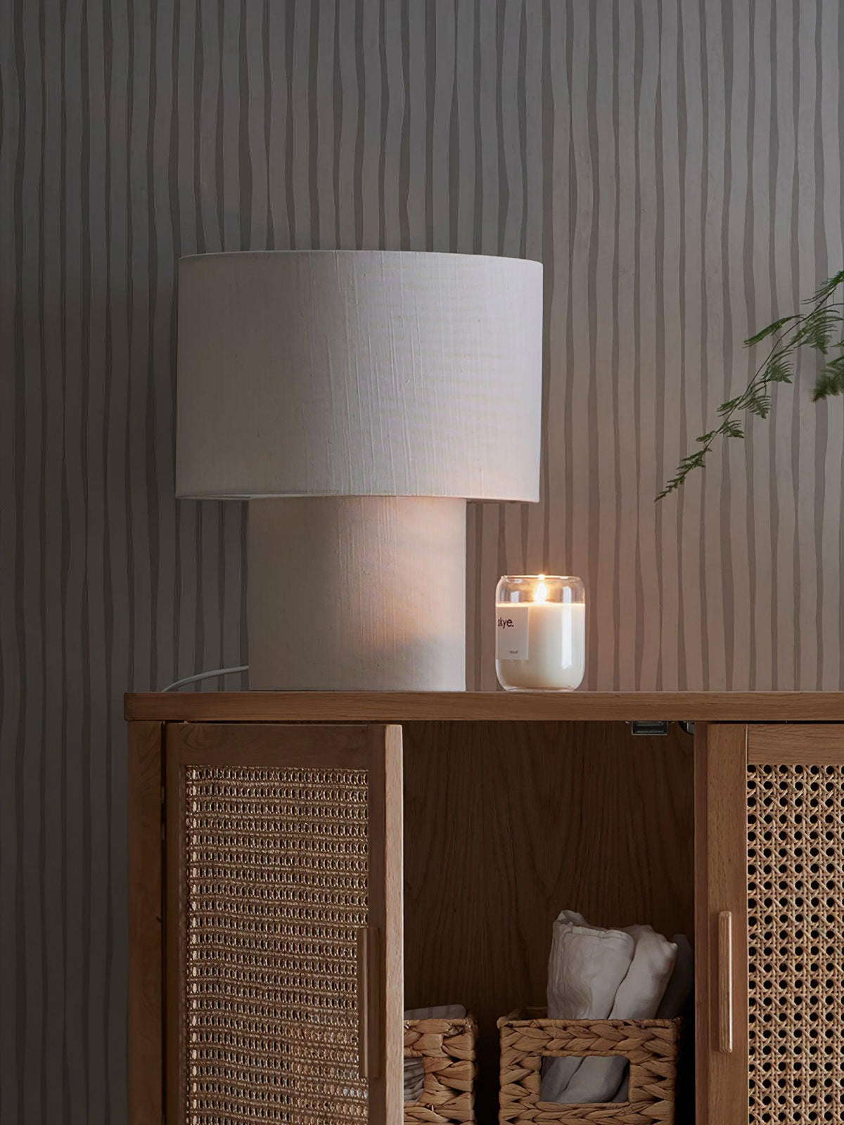 Lina Textured Fabric Table Lamp
