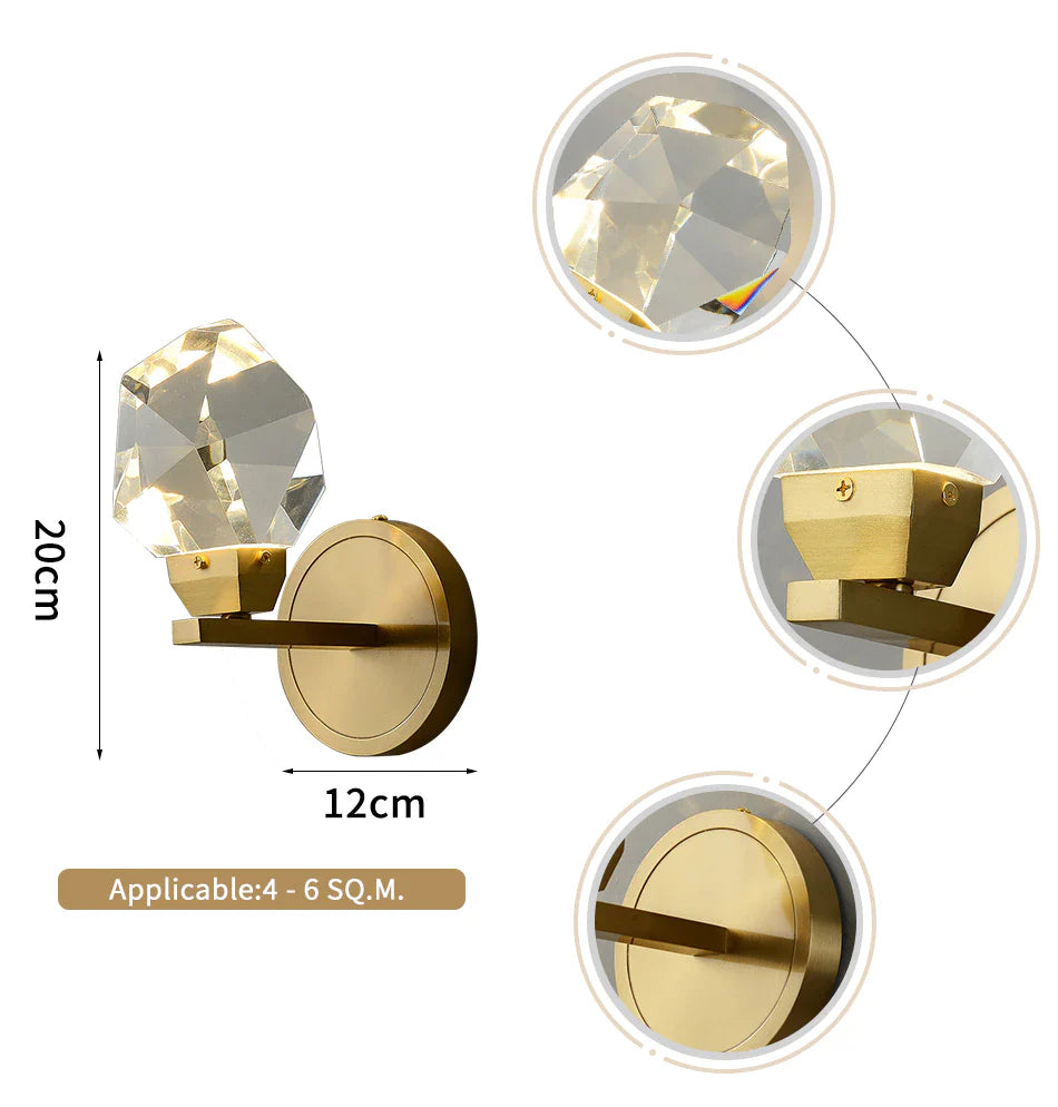 Bari Crystal Wall Sconce