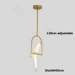 Love Bird LED Wall Sconce Iron Acryl Wall Light for Bedroom Corridor