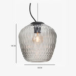 Modern Nordic Glass Pendant Light - LED Indoor Home Decor