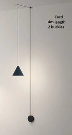 Geometric LED Pendant Light for Living Room Bedside - Nordic Style Glam Fixtures