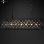 Glass Drop Chandelier Pendant Lights for Living Dining Room