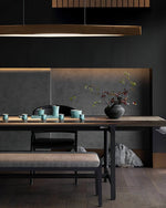 Horizon Linear Wood Pendant Lamp