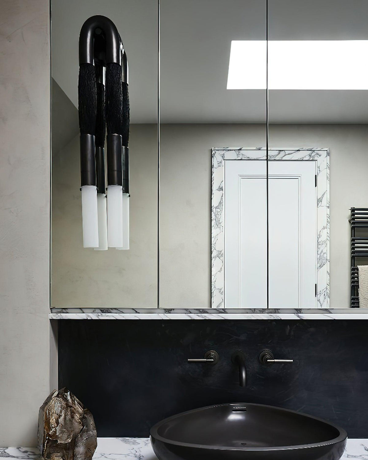 Horsehair Wall Lamp 7.1"