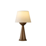 Hourglass Wood Table Lamp