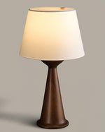 Hourglass Wood Table Lamp