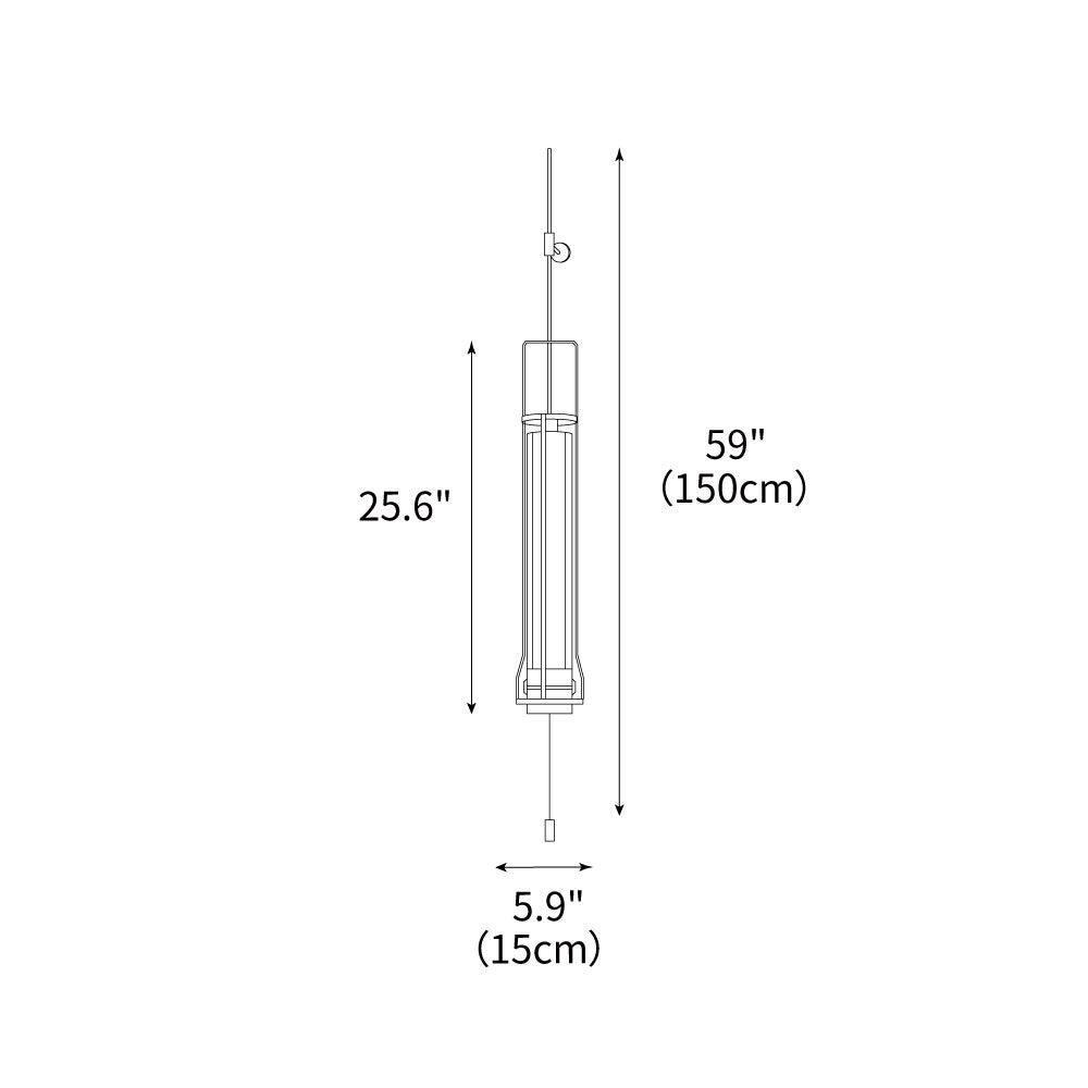 Hudson Cylinder Wall Sconce 5.9"