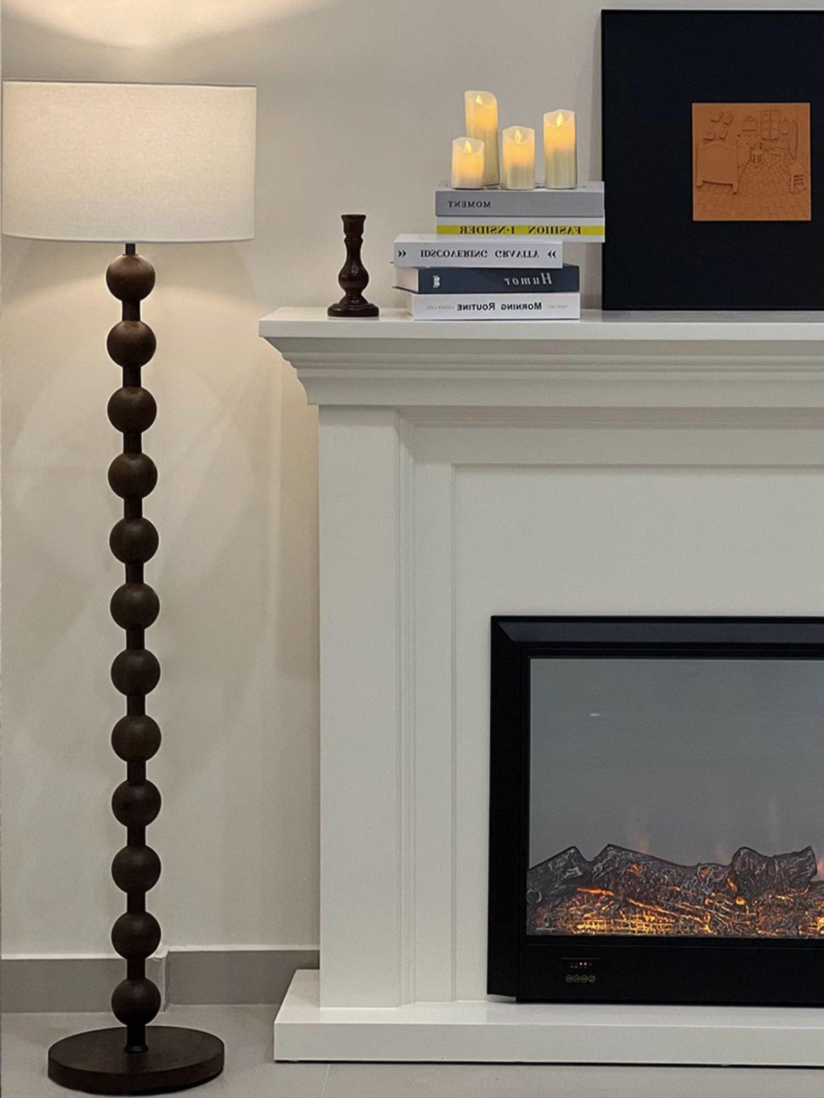 Hugo Barbell Floor Lamp 15.7"