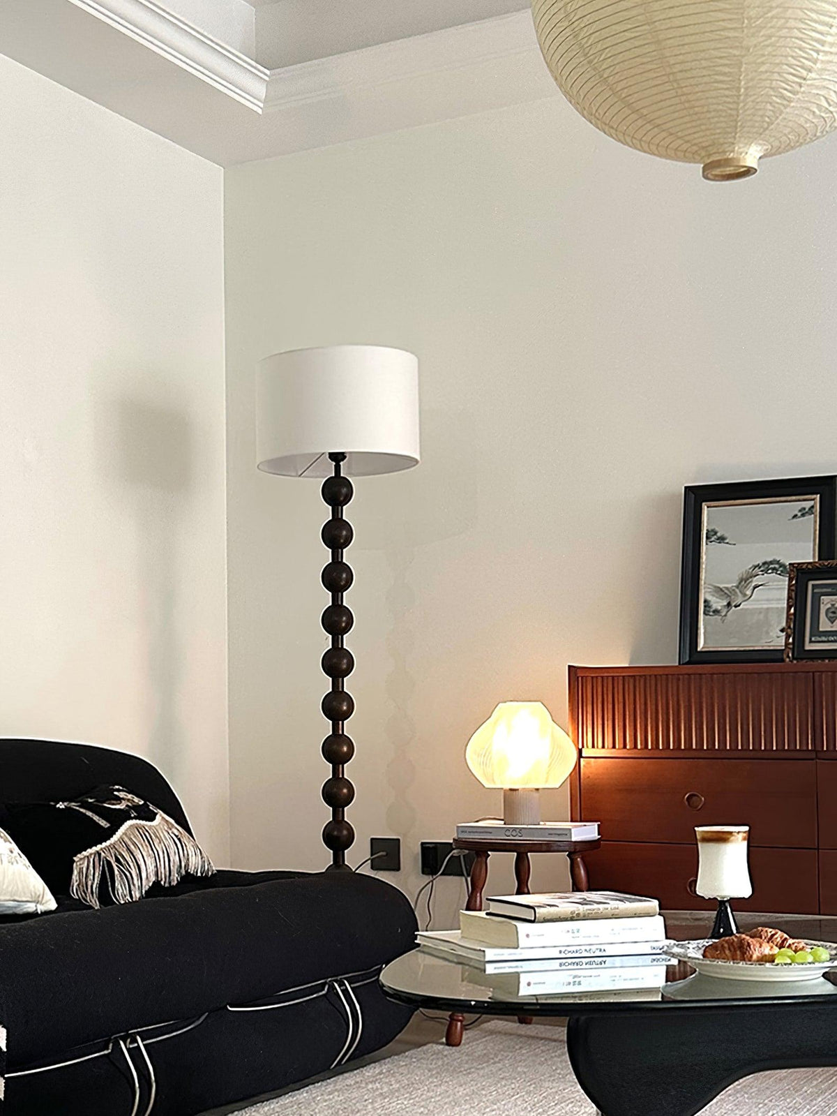 Hugo Barbell Floor Lamp 15.7"