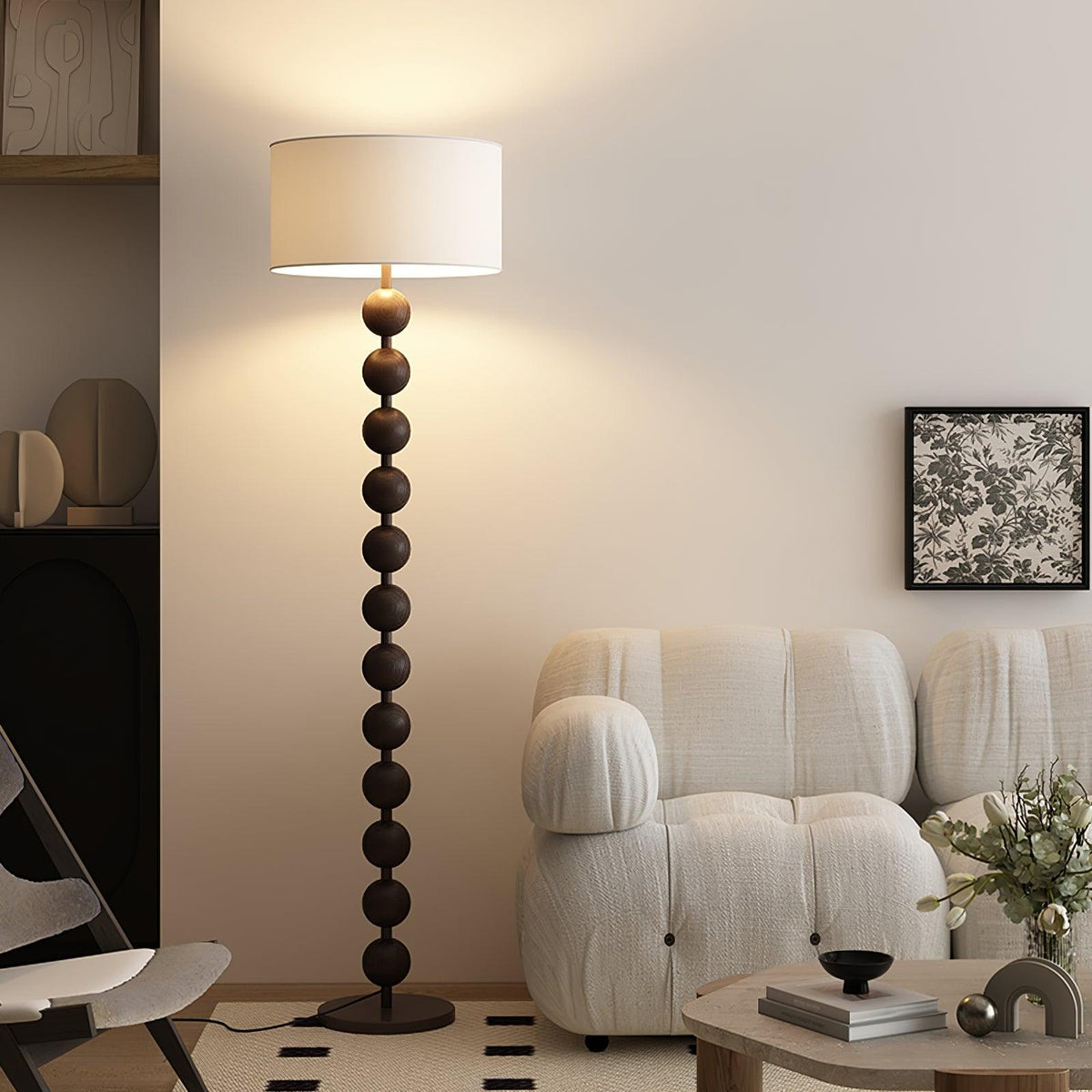 Hugo Barbell Floor Lamp 15.7"