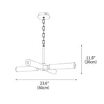 Huntington LED Chandelier 23.6"