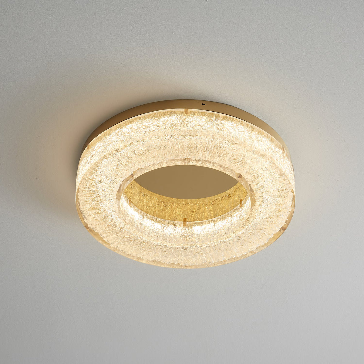 Ice Crack Circle Ceiling Lamp