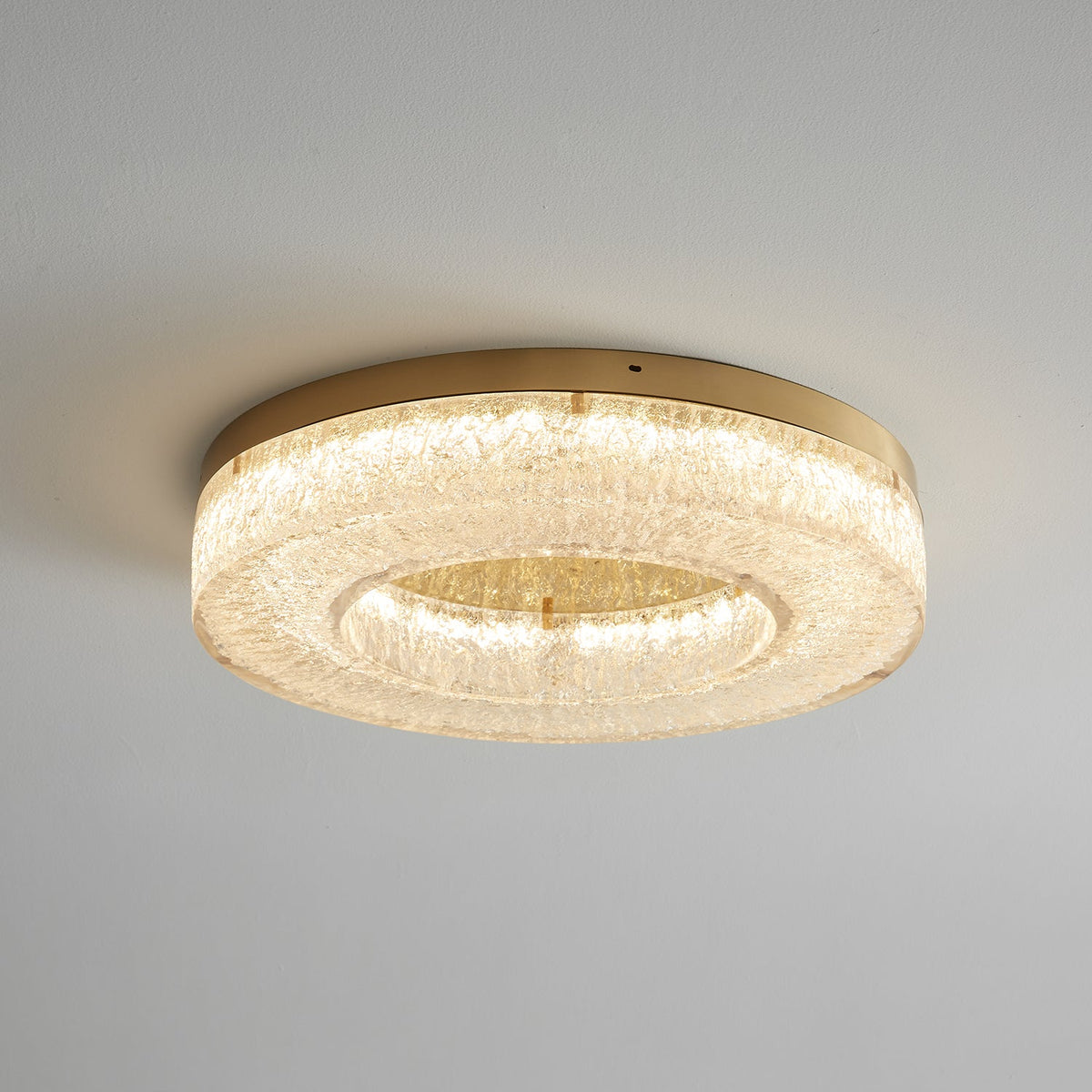 Ice Crack Circle Ceiling Lamp