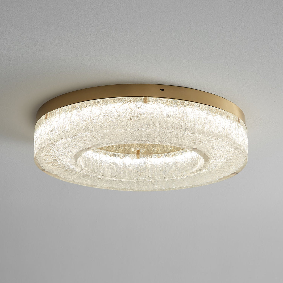 Ice Crack Circle Ceiling Lamp