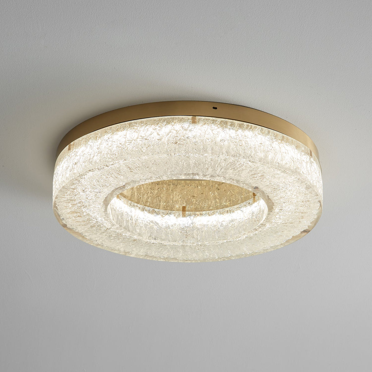 Ice Crack Circle Ceiling Lamp