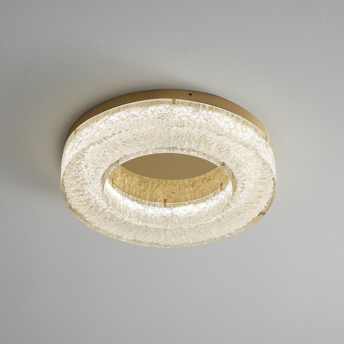 Ice Crack Circle Ceiling Lamp