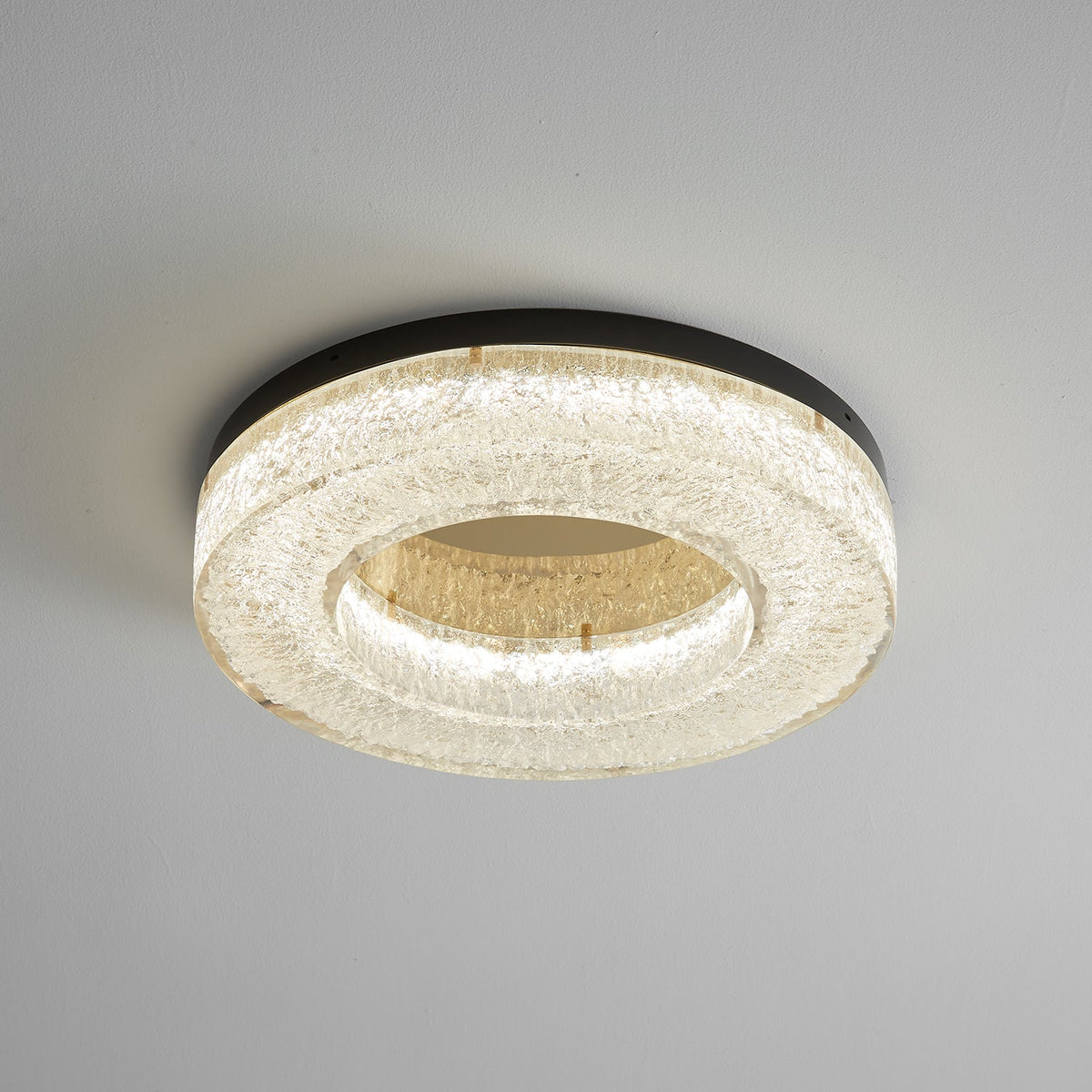 Ice Crack Circle Ceiling Lamp