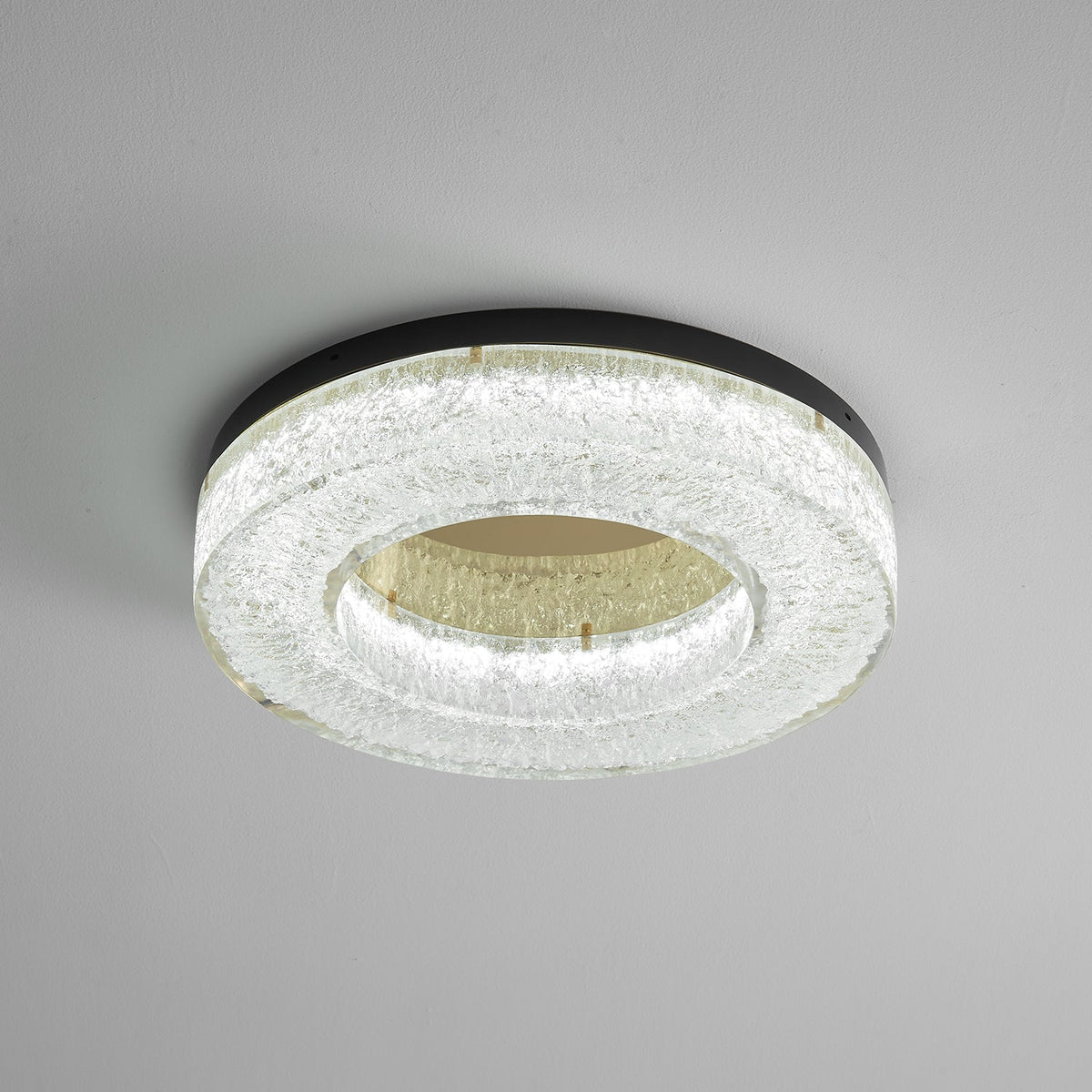 Ice Crack Circle Ceiling Lamp