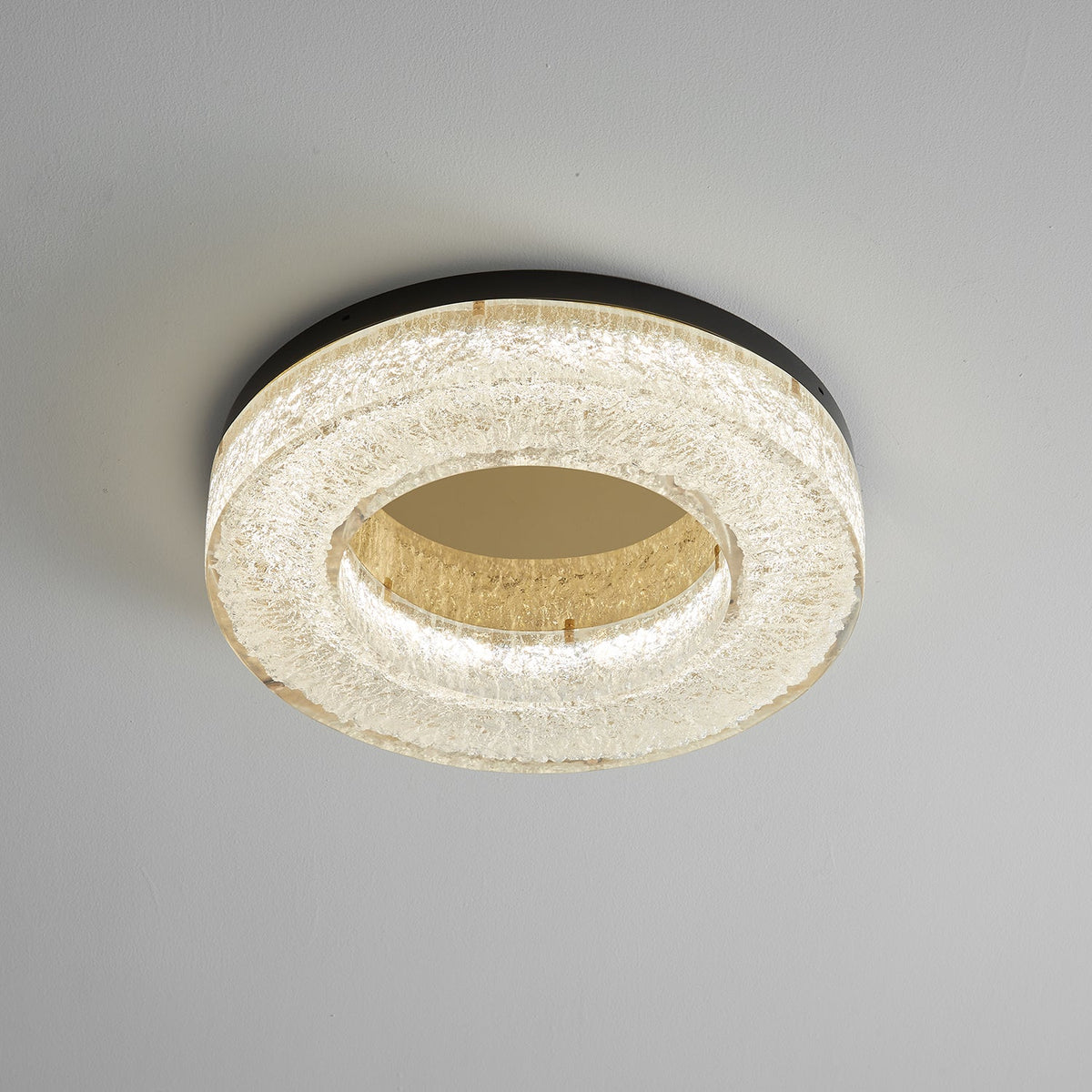 Ice Crack Circle Ceiling Lamp
