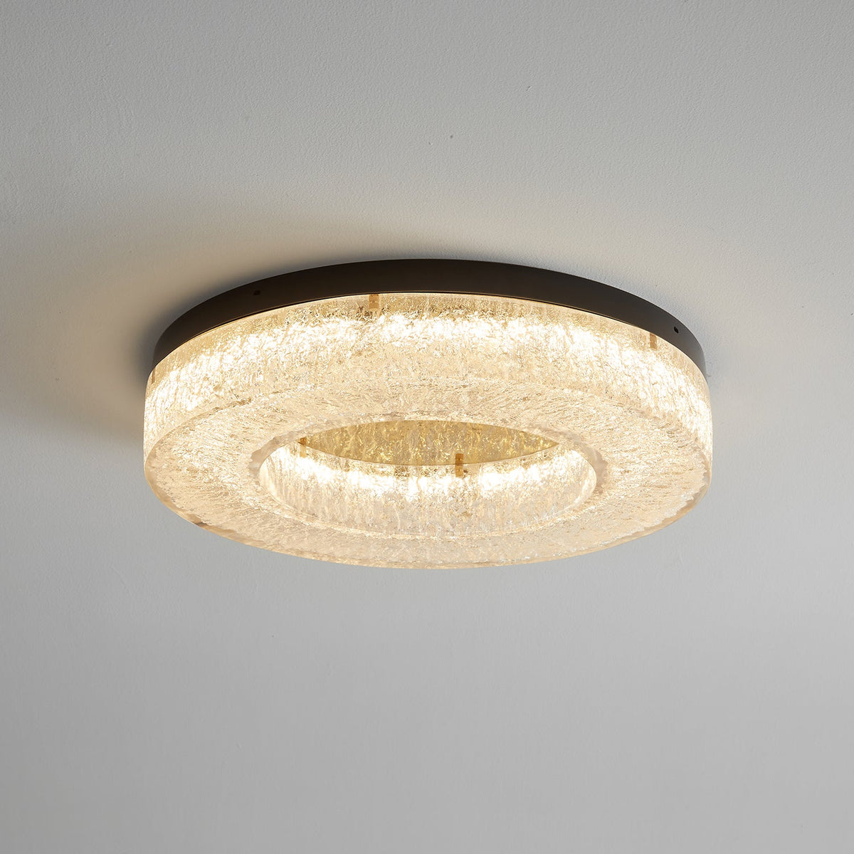 Ice Crack Circle Ceiling Lamp